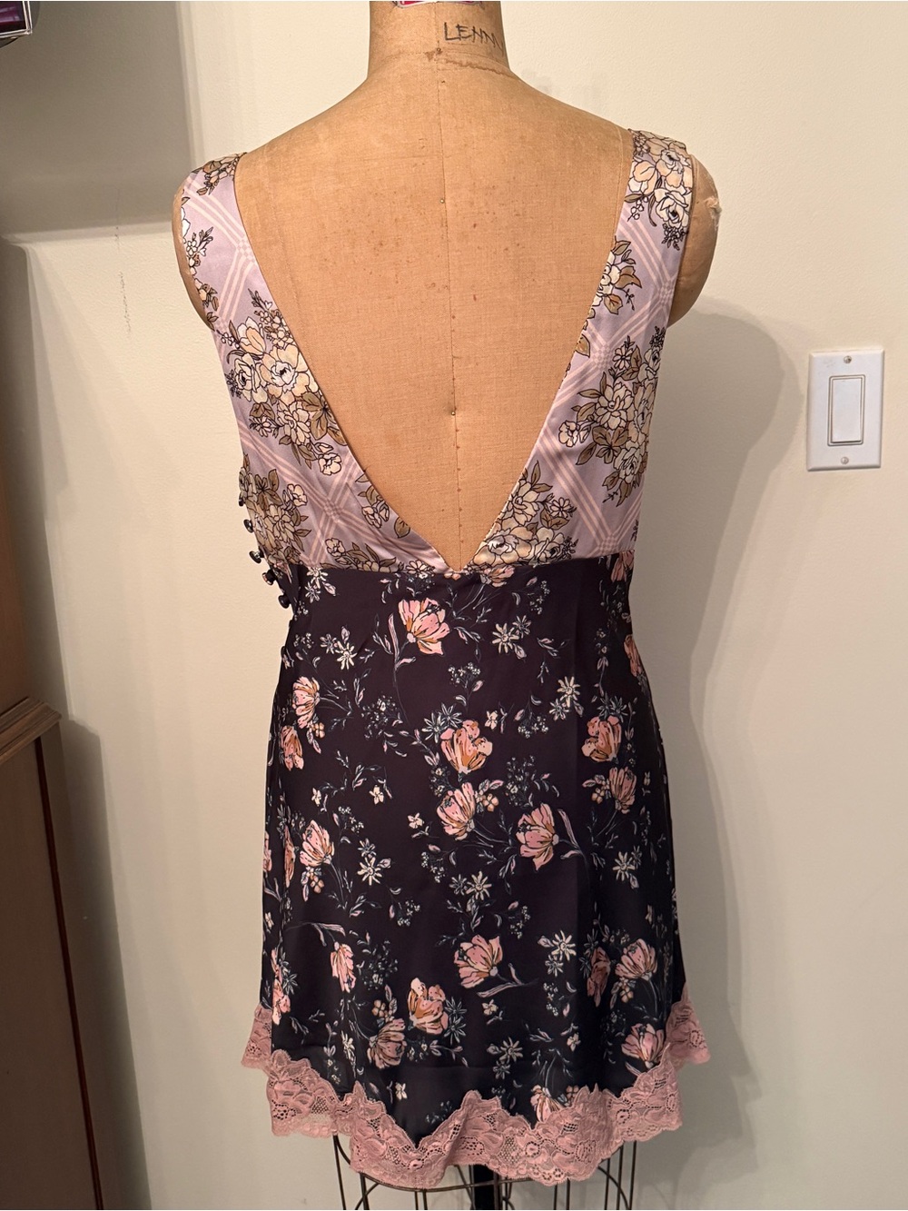 Free People American Rose Floral Slip Dress - Picture 6 of 8